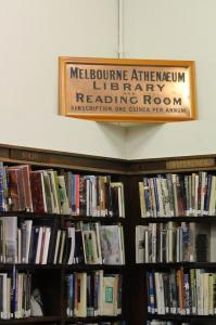 Melbourne Athenaeum sign