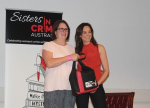 Raffle winner Liz Hutchison & Nicole da Silva